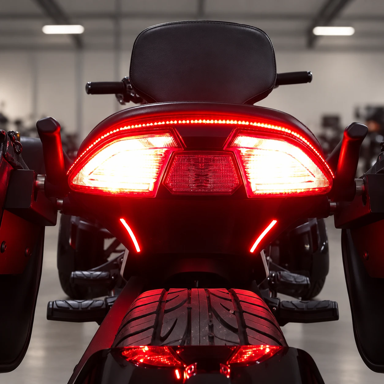 Rear BRT LED Lighting Kit for Can-Am Spyder F3 / F3-S | Includes Strobe Feature | SPY-182 | Lamonster Garage