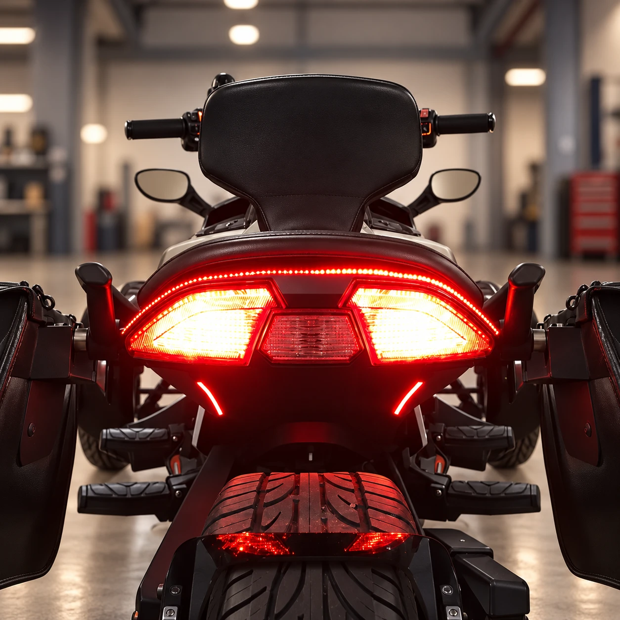 Rear BRT LED Lighting Kit for Can-Am Spyder F3 / F3-S | Includes Strobe Feature | SPY-182 | Lamonster Garage