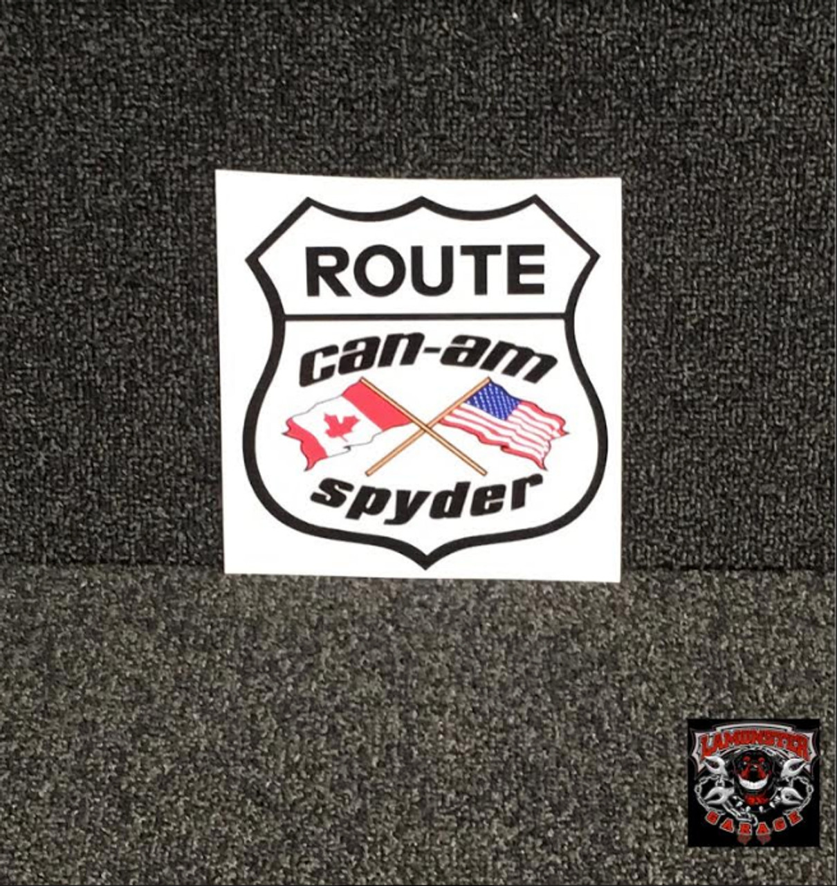 Can-Am Flag Decal (LG-2014)
Lamonster Garage