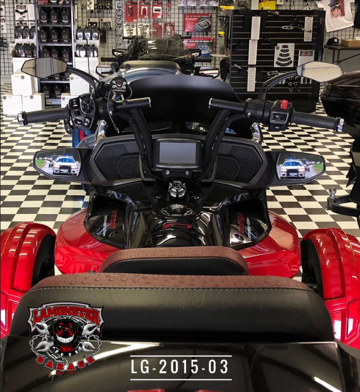 Can Am® Spyder F3 Mirror Inserts (LG-2015) - Lamonster Garage®