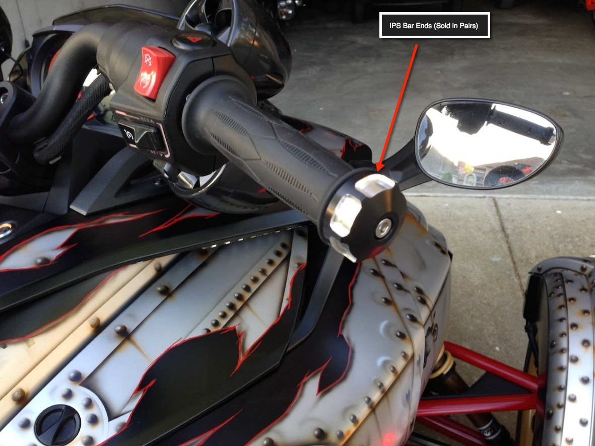 Can Am® Spyder IPS Bar End Caps (LG-1015) - Lamonster Garage