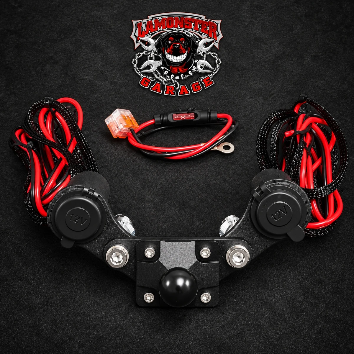 Monster Mount 2.0 with Dual Power Plates | ALL F3 / RT / Canyon Models | LG-3020 | Lamonster Garage