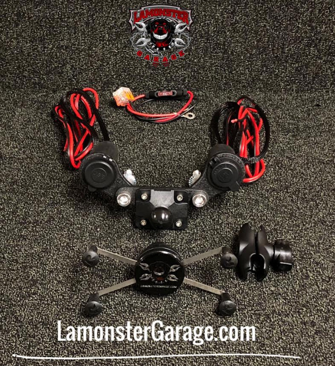 Lamonster Mount 2.0 with Dual Power Plates (ALL F3 / RT / Canyon