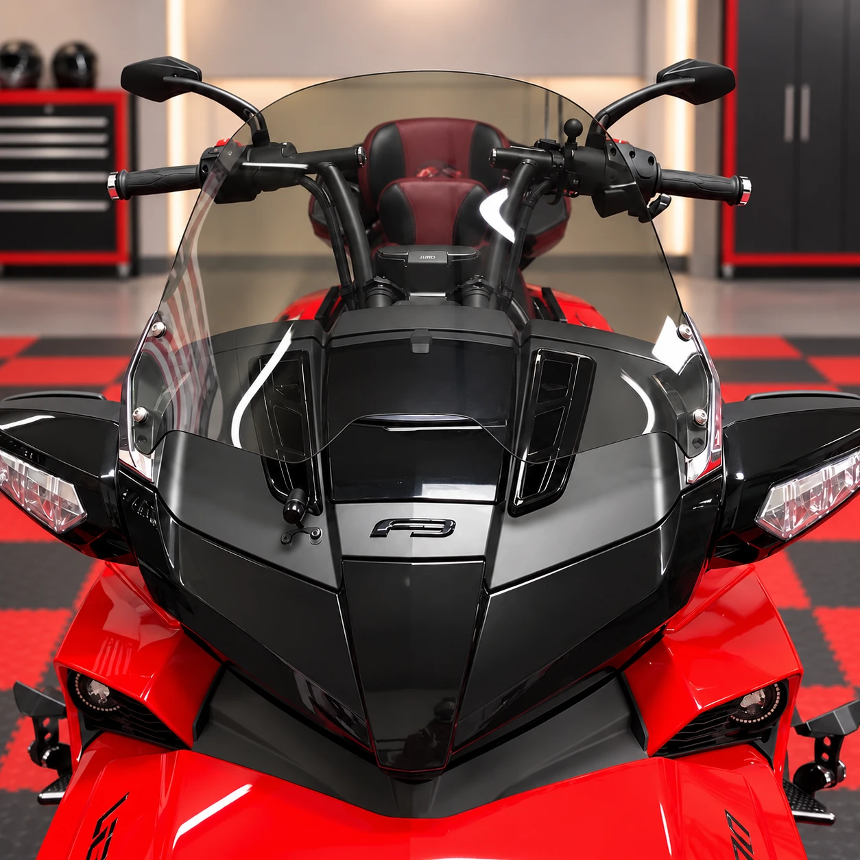 19" Windshield, Can-Am Spyder F3-T and F3-LTD | Light Tint | LGA-4007-19L | Lamonster Garage