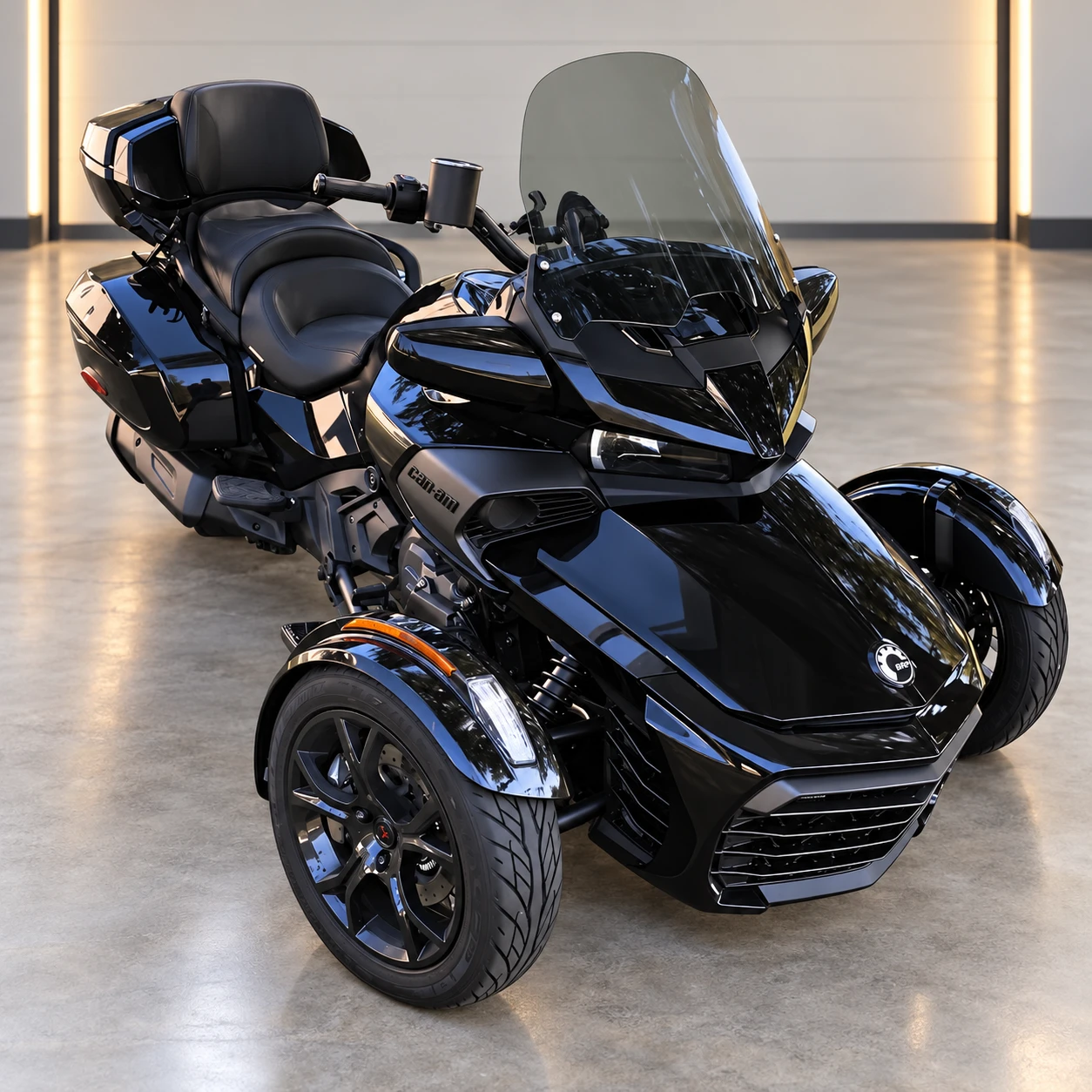 19" Windshield, Can-Am Spyder F3-T and F3-LTD | Medium Tint | LGA-4007-19M | Lamonster Garage
Shown on a customer's bike!! Dennis