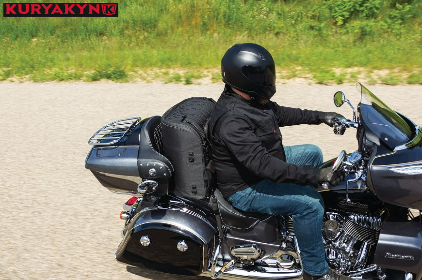 Kuryakyn Momentum Wanderer Touring Seat Bag (KUR-5286) - Lamonster Garage
#motorcycle #canamspyder #motorcycleluggage 