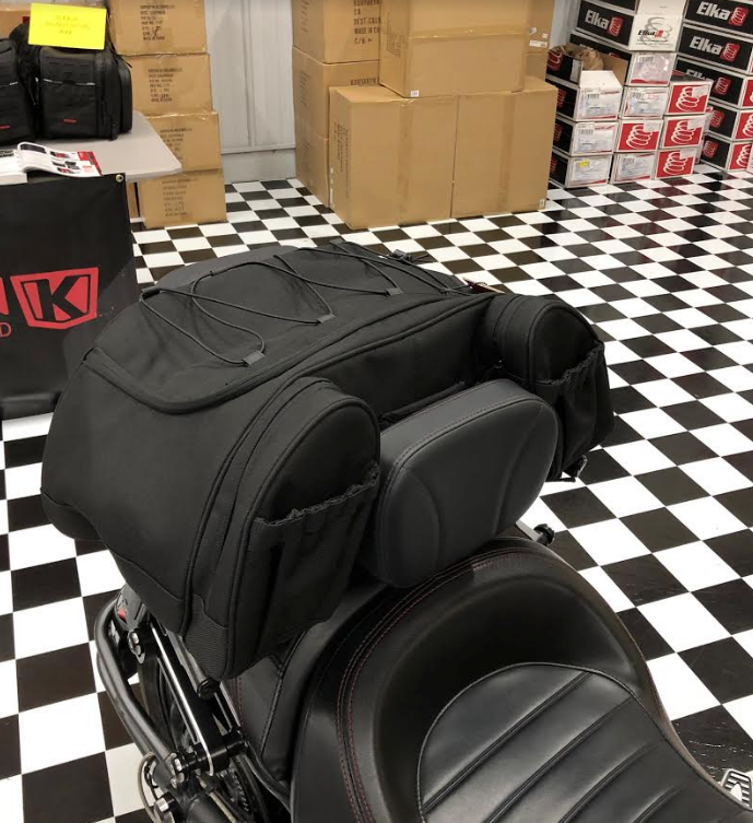 Kuryakyn Momentum Hitchhiker Trunk Rack Bag (KUR-5281) - Lamonster Garage
Shown on an F3-S. 