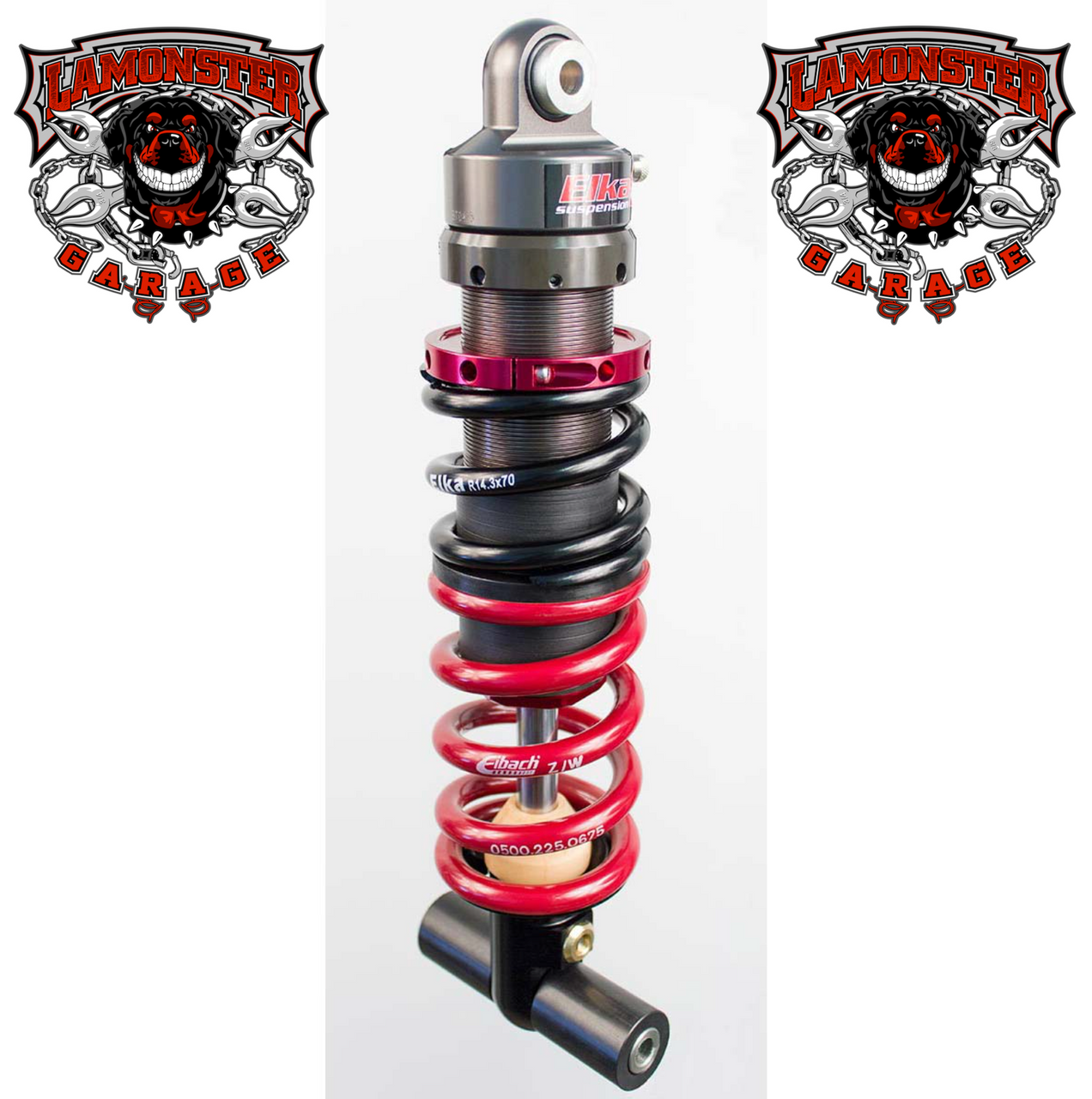 Can-Am Spyder touring rear shock with preload and rebound adjustment F3-T / F3-LTD | ELKA-70016 | Lamonster Garage