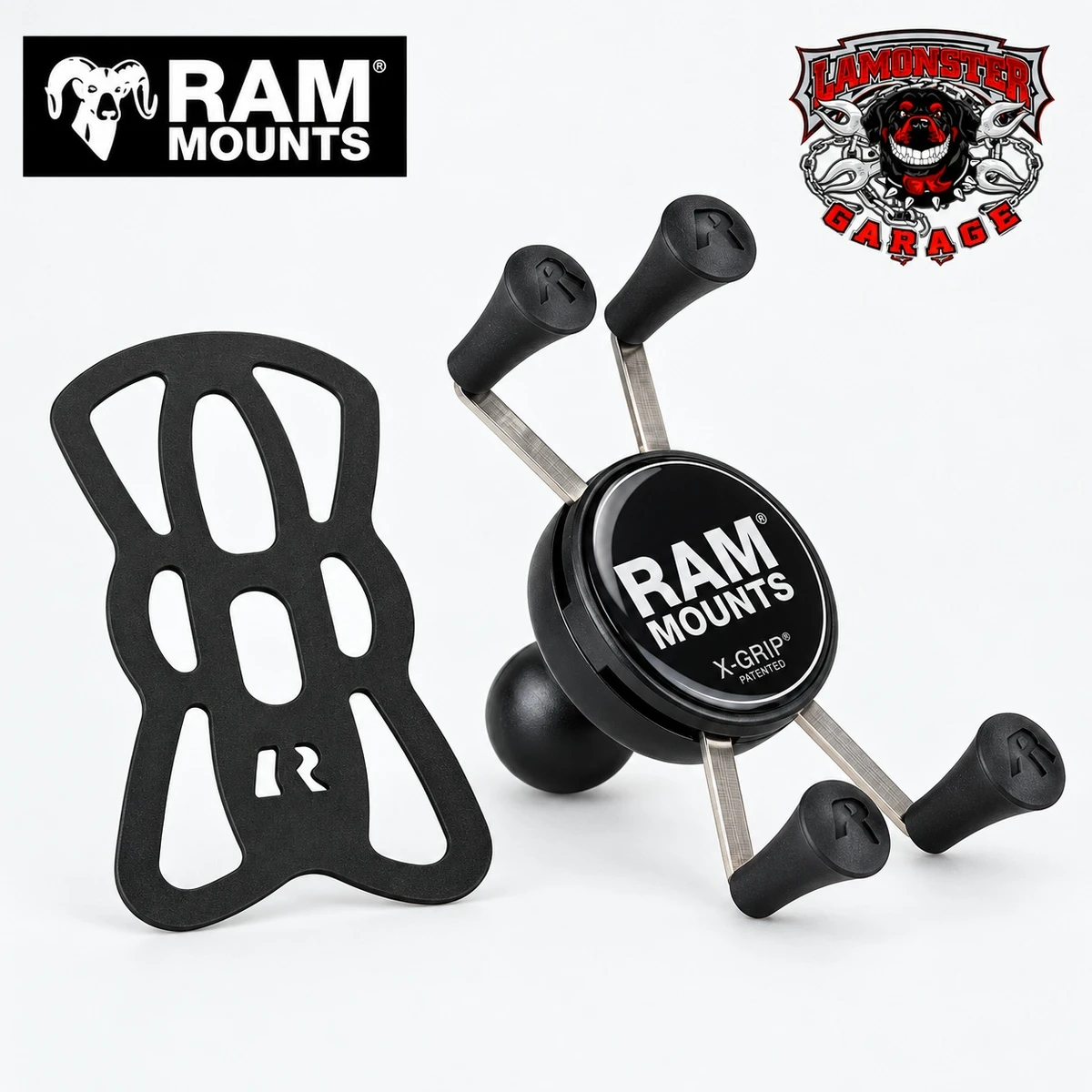 RAM X-Grip  Phone Holder with Ball | RAM-UN7B | Lamonster Garage