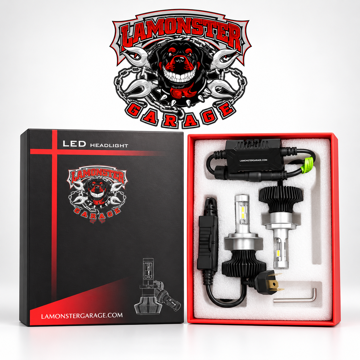 H4 LED Headlight for the Can-Am Ryker | LG-H4-R | Lamonster Garage
