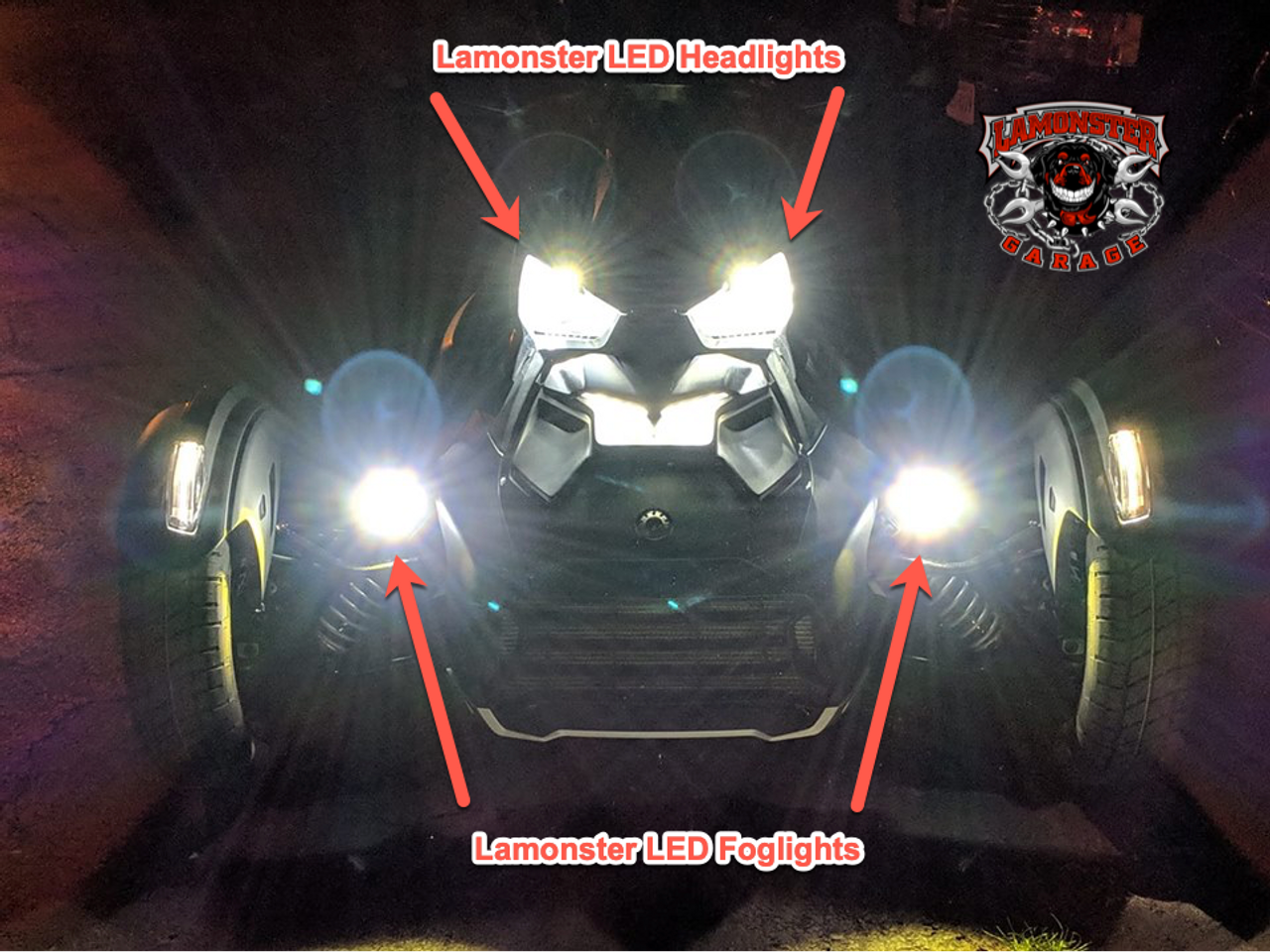 can am ryker led light kit