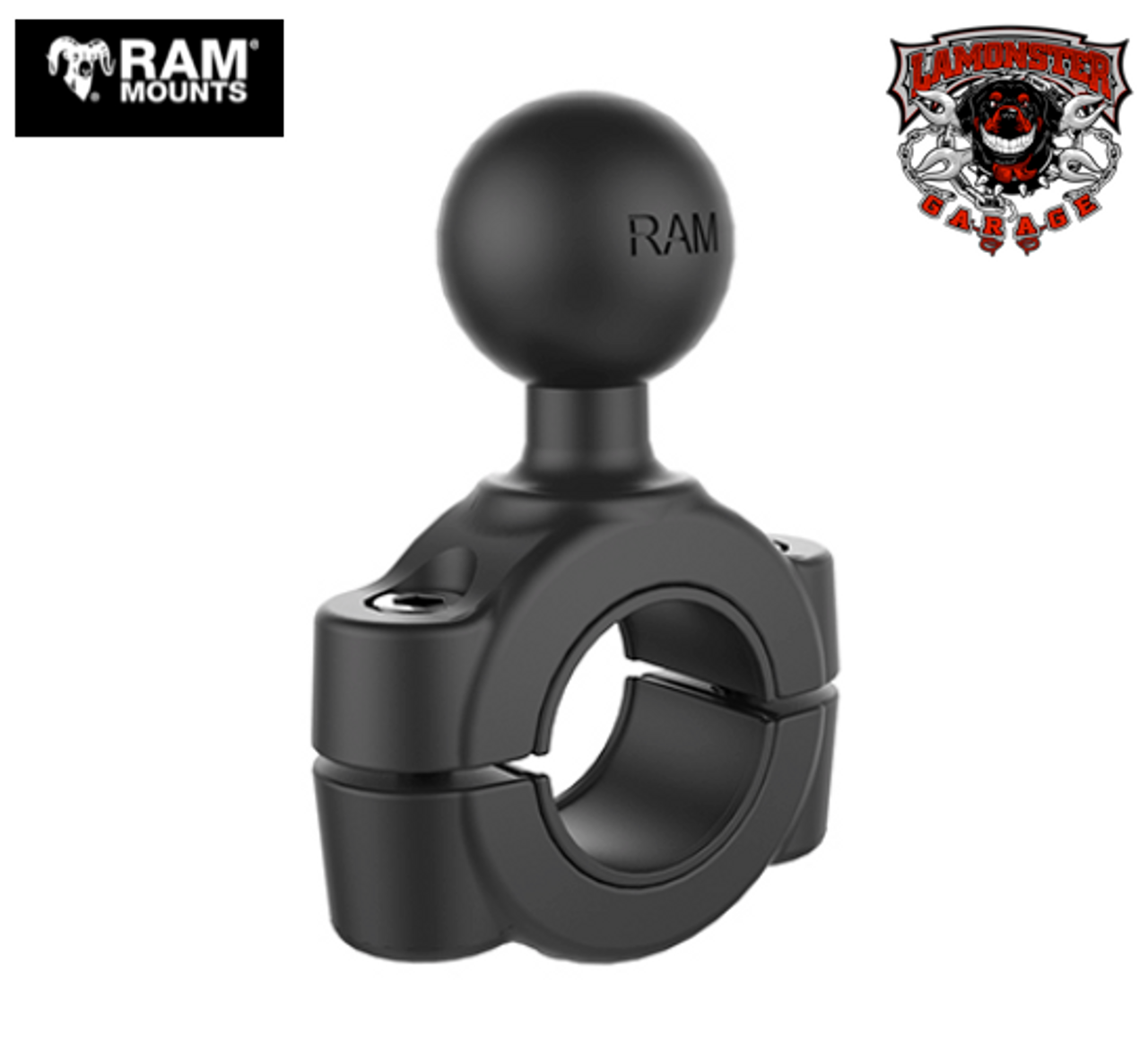 RAM® 3/4" - 1" Diameter Handlebar/Rail Base with 1" Ball (RAM-751U)
Fits Can Am Ryker Handlebars
Accommodates Handlebars 0.75" to 1" in diameter