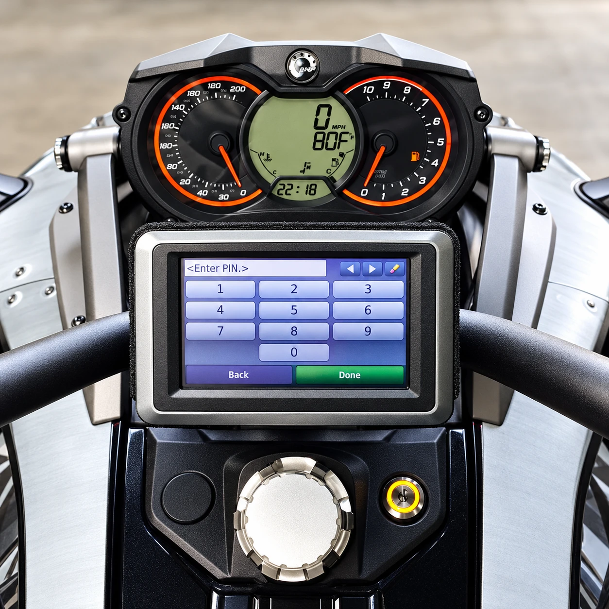 Lamonster GPS Swivel Mount for Can-Am Spyder F3, RT & Canyon | LG-1023-1054 | Lamonster Garage
GPS Swivel & F3 Bar Clamp Included In This Kit.
(GPS Not Included)