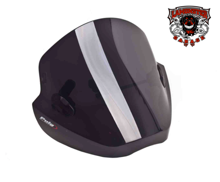 Ryker / Universal Windshield (Dark Smoke) (5022F) - Lamonster Garage
Fits 1" and 7/8" bars