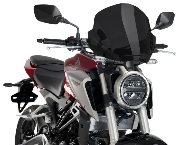 Puig Universal Windshield Dark Smoke for Can-Am Ryker & Honda Grom | 5022F | Lamonster Garage