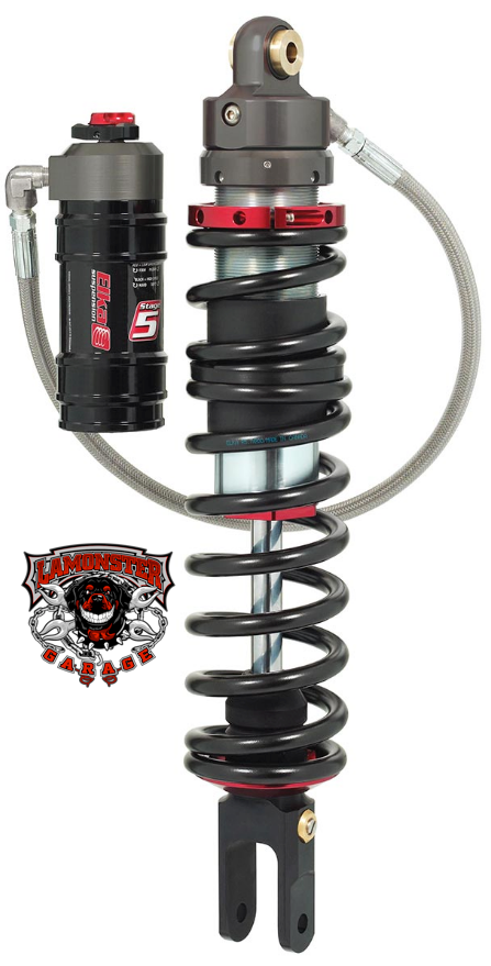 ELKA Stage 5 Rear Shock for Can-Am Ryker 600/900 2019–2026 | ELKA-70057 | Lamonster Garage