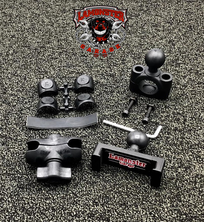 Lamonster Can-Am Ryker Phone Holder Combo with Phone Phang | LG-4027-751U | Lamonster Garage

