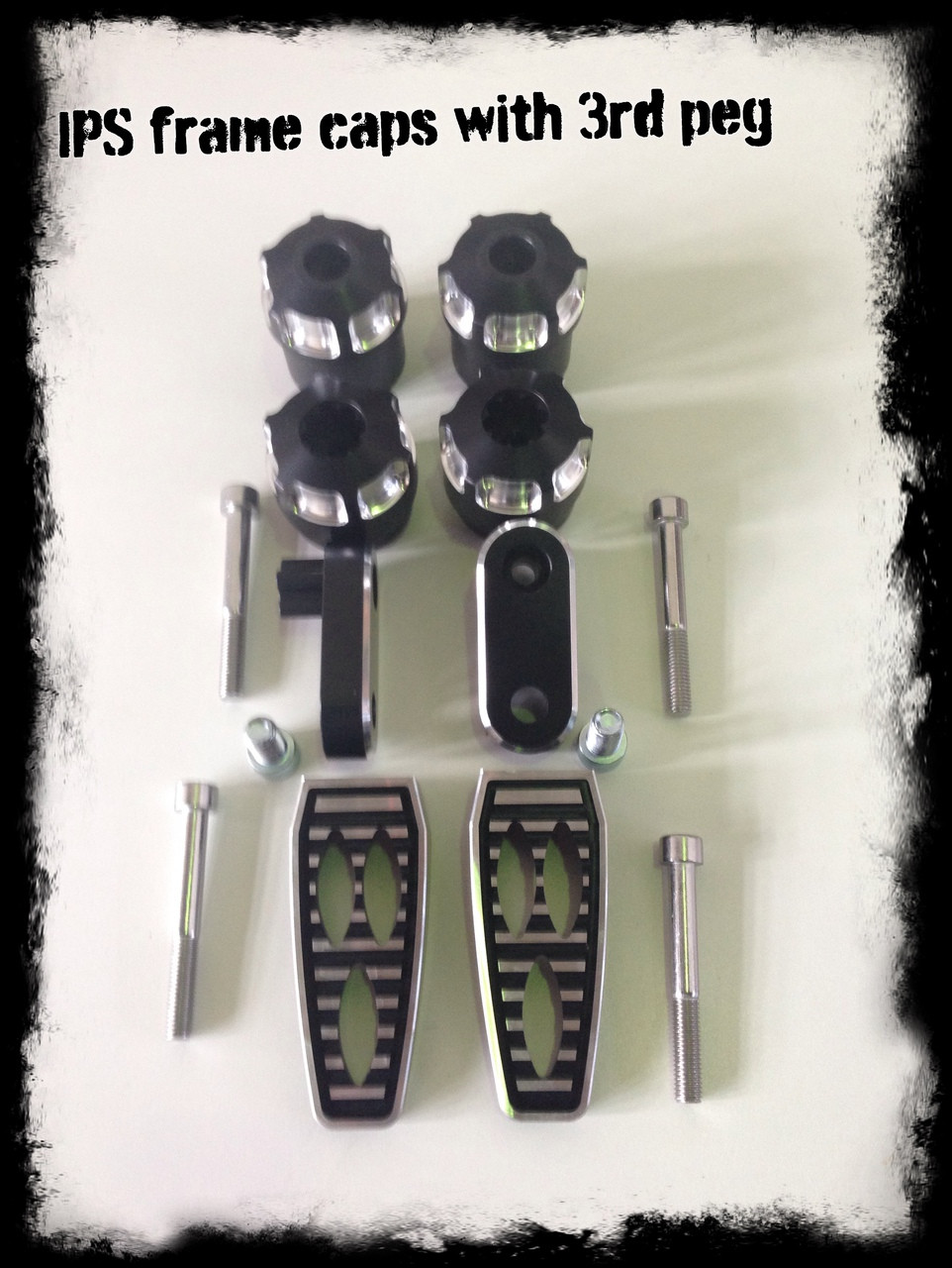 Lamonster IPS frame caps and Gripper peg combo for Can-Am Spyder F3 | LG-1017A-1043A-1075A | Lamonster Garage
