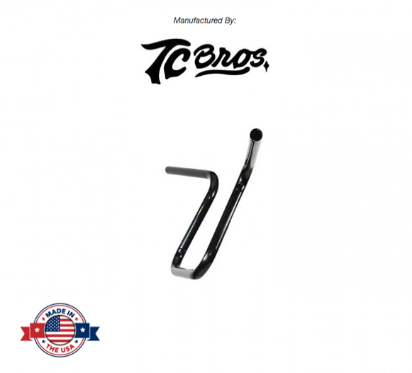 Lane Splitter™ 7/8" Handlebars - 9.25" Rise Black Powder-coated (TC-101-0001) | Lamonster Garage