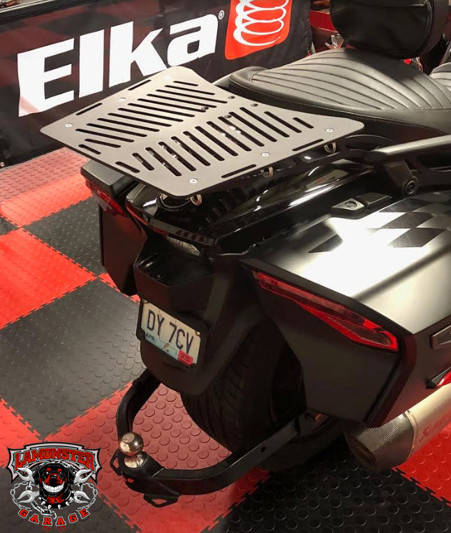 IPS PackRack Luggage Rack for Can-Am Spyder F3 / F3-S / F3-T | LG-1067 | Lamonster Garage
Shown on 2016 Can Am Spyder F3-T