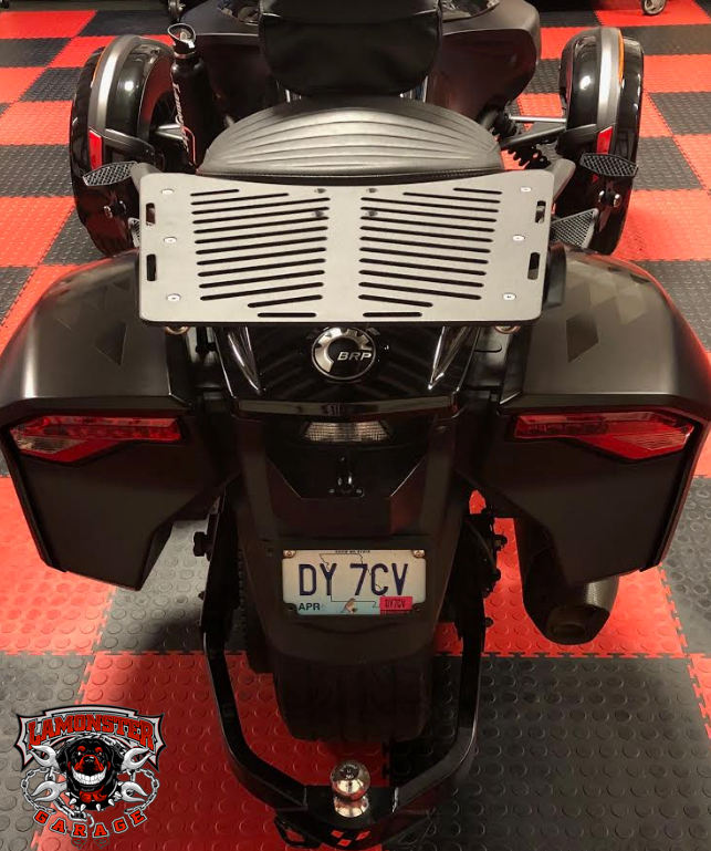 IPS PackRack Luggage Rack for Can-Am Spyder F3 / F3-S / F3-T | LG-1067 | Lamonster Garage
Shown on 2016 Can Am Spyder F3-T