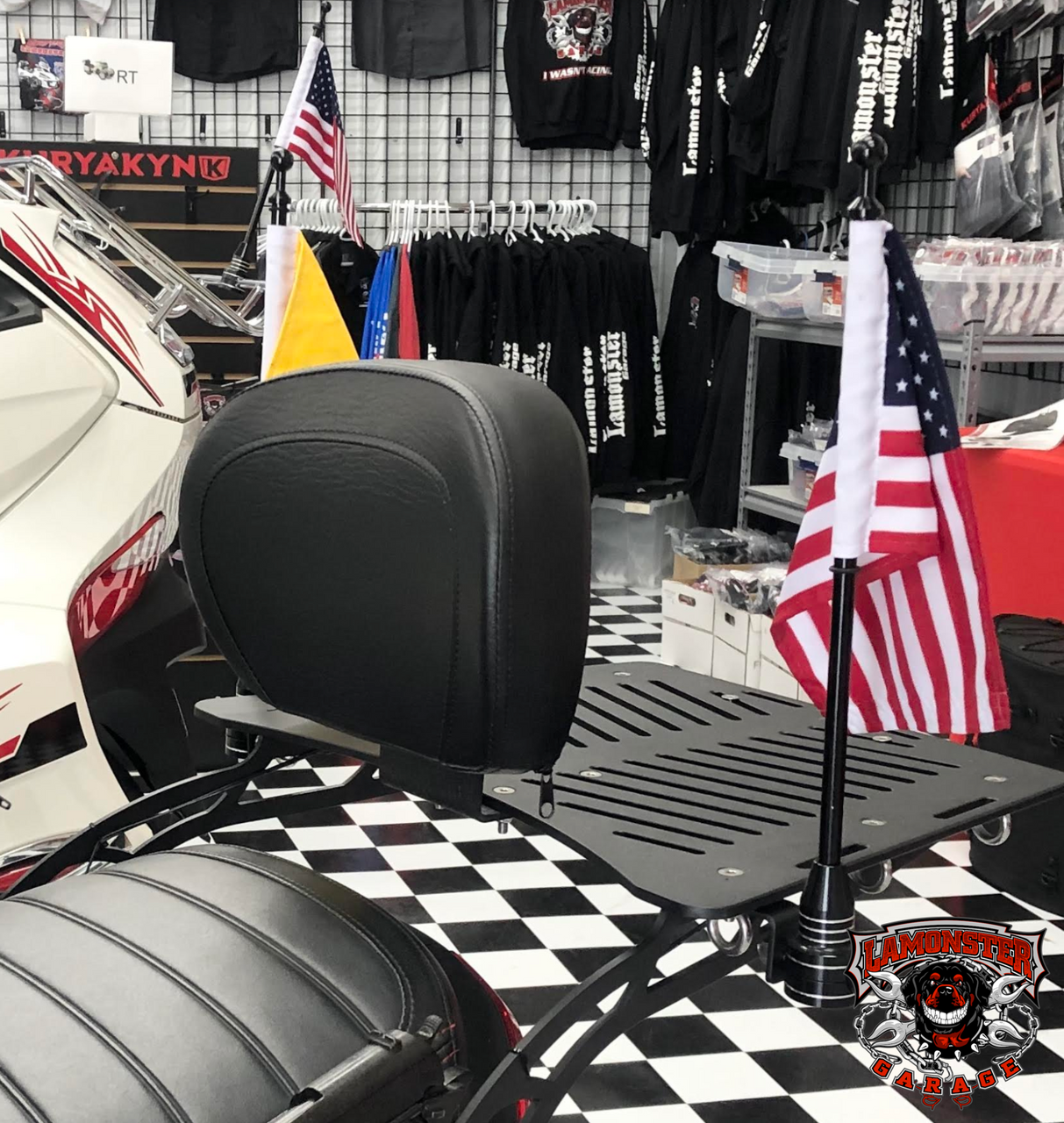 Can-Am Spyder F3 IPS PackRack Passenger Backrest | LG-1058 | Lamonster Garage