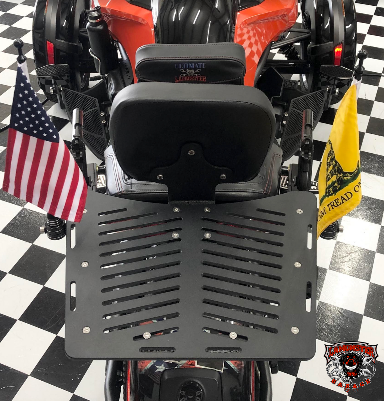 Can-Am Spyder F3 IPS PackRack Passenger Backrest | LG-1058 | Lamonster Garage