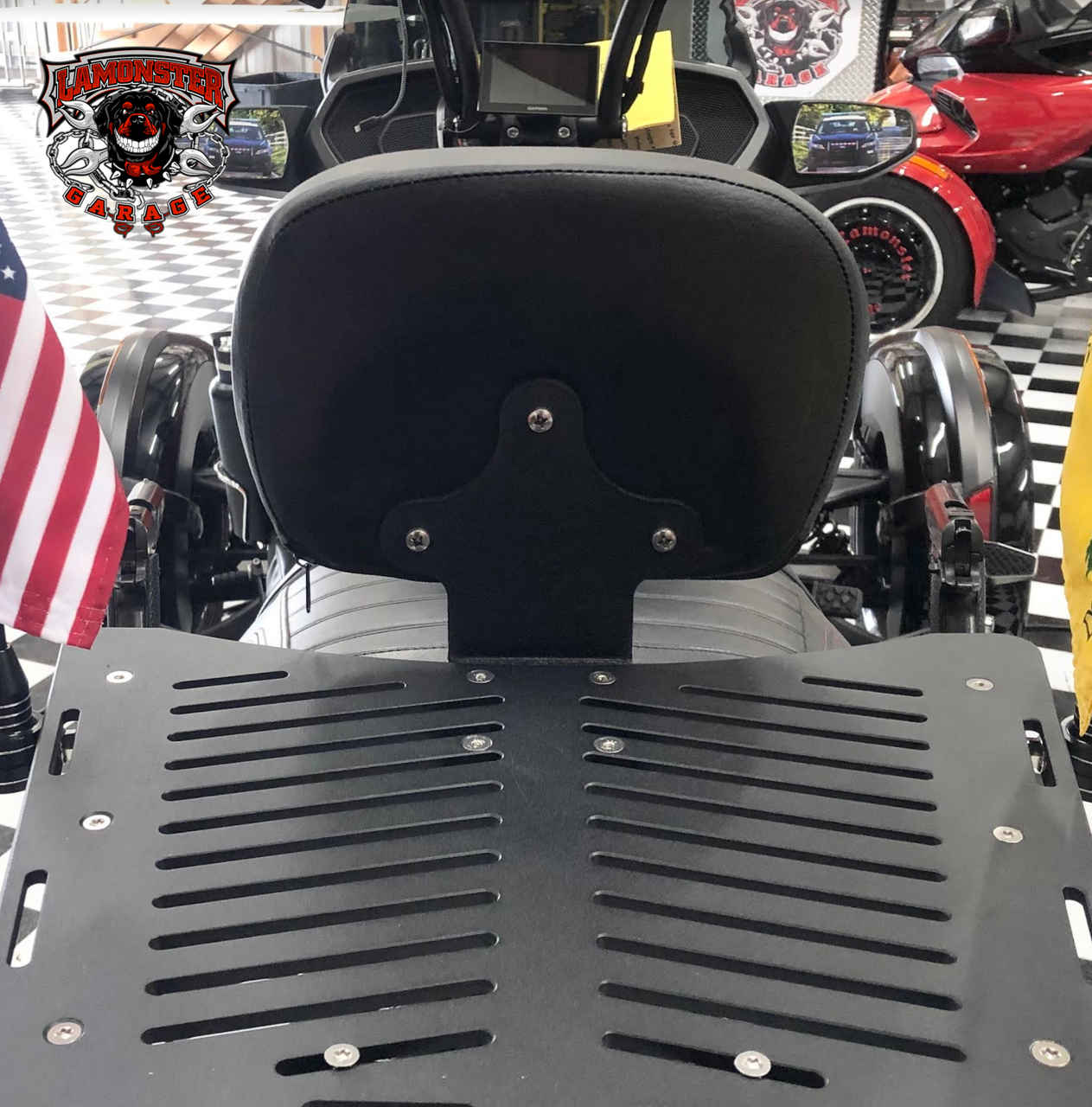 backrest for can am spyder f3