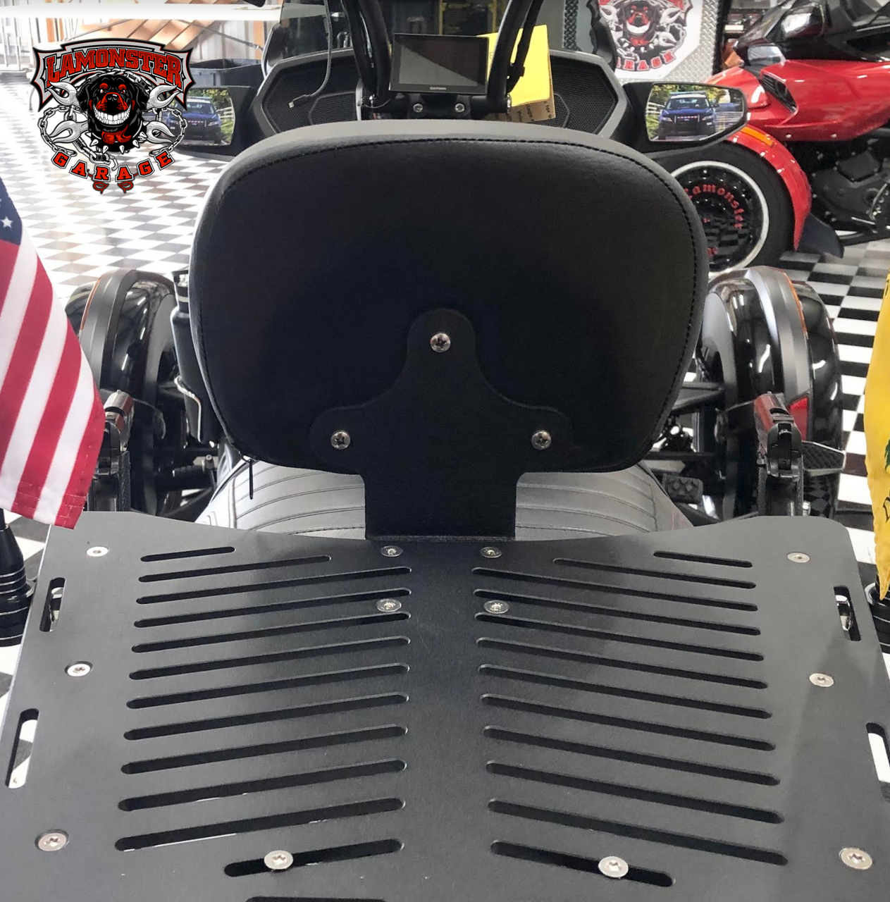 Can-Am Spyder F3 IPS PackRack Passenger Backrest | LG-1058 | Lamonster Garage