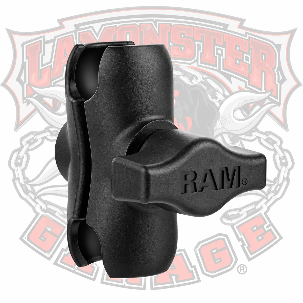 RAM double socket arm 2 inch for motorcycle phone and GPS mounts | RAM-B-201U-A  | Lamonster Garage
