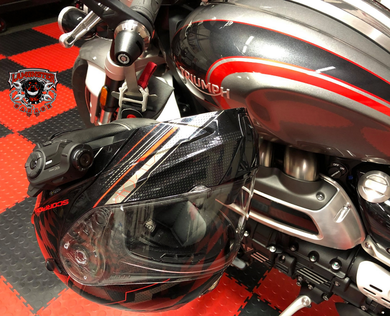 Lidlox Helmet Lock (2020 Triumph Rocket 3 Motorcycle) (LL-1012-R3) - Lamonster Garage®