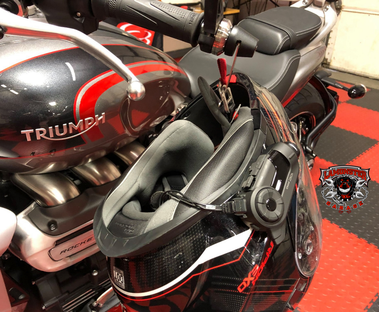 Lidlox Helmet Lock (2020 Triumph Rocket 3 Motorcycle) (LL-1012-R3)