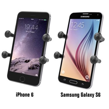 RAM X-Grip universal phone holder with 1 inch ball | RAM-HOL-UN7BU / RAM-UN7B | Lamonster Garage