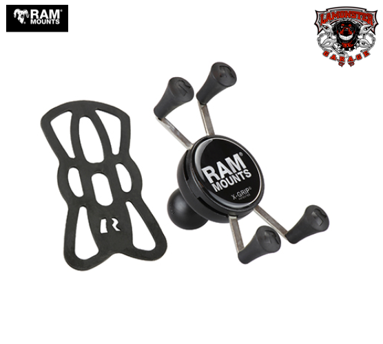 RAM X-Grip universal phone holder with 1 inch ball | RAM-HOL-UN7BU / RAM-UN7B | Lamonster Garage