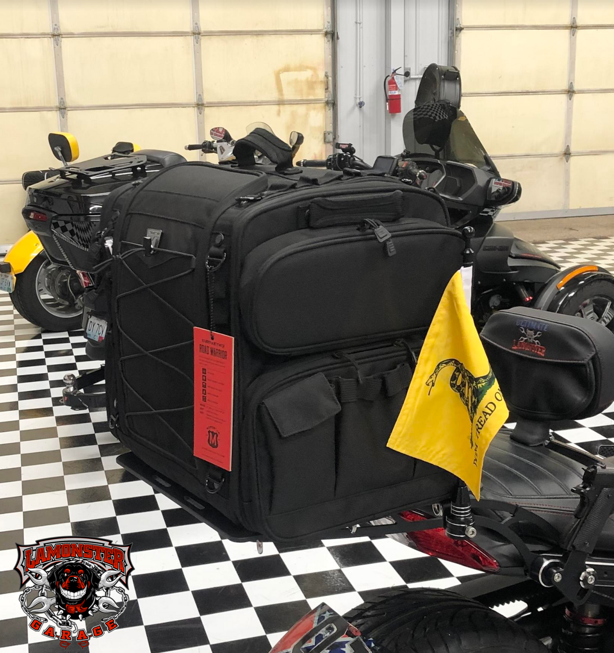 IPS PackRack & Road Warrior Bag Combo for Can-Am Spyder F3 | LG-1067-5284 | Lamonster garage