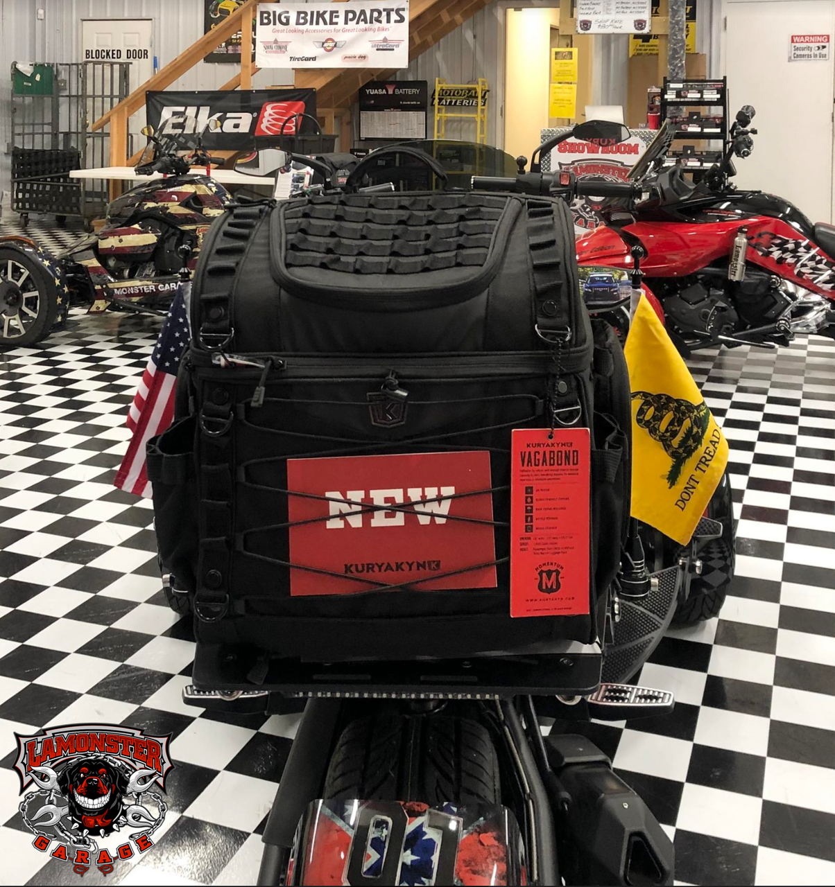 IPS PackRack & Momentum Vagabond Bag Combo for Can-Am Spyder F3 | LG-1067-5285 | Lamonster Garage