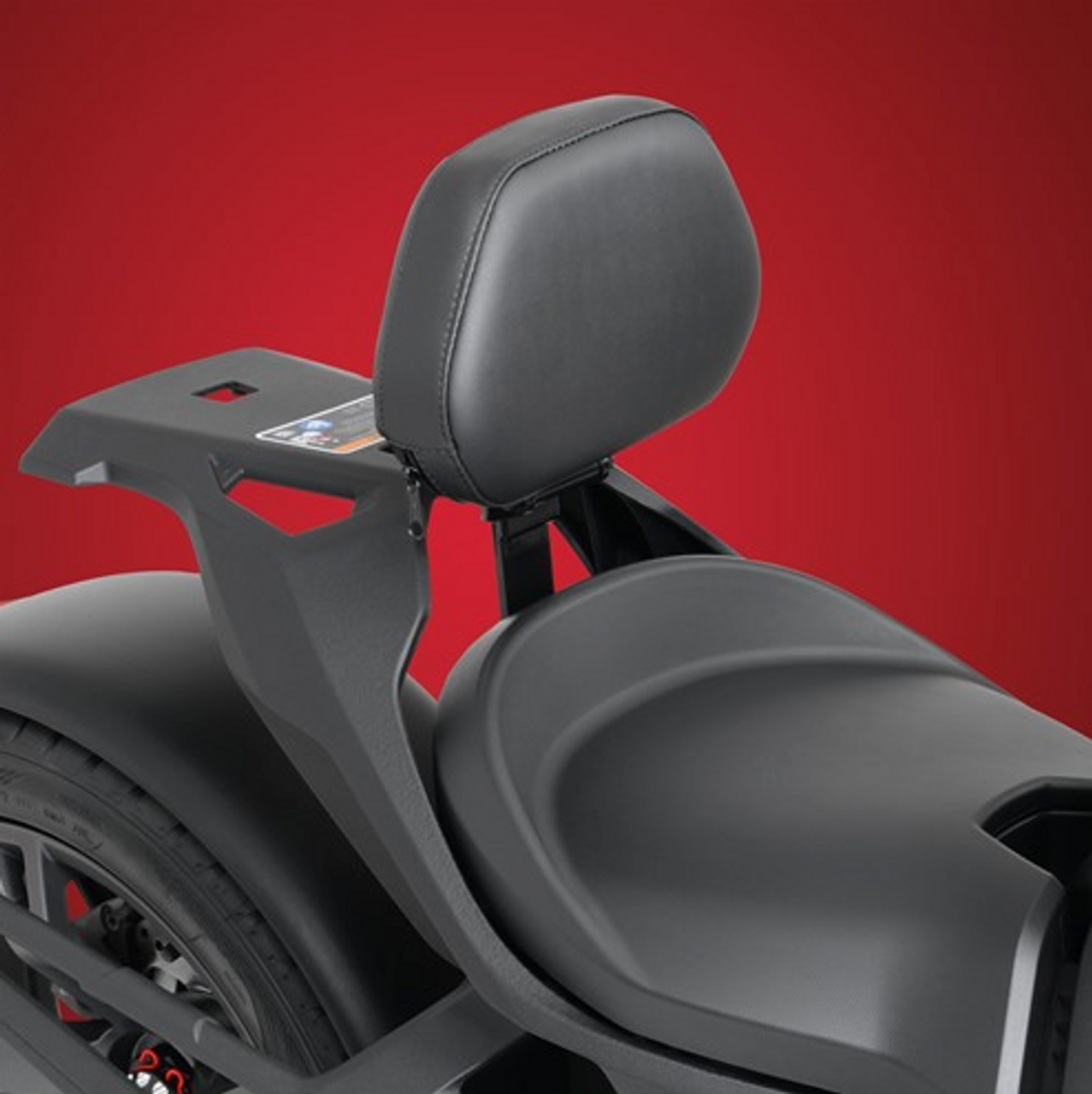 Quick Detach Backrest for the CAN AM RYKER (2019+) (SC-41-416) Lamonster Garage
Smart Mount Driver Backrest (Shown with MAX Mount)

