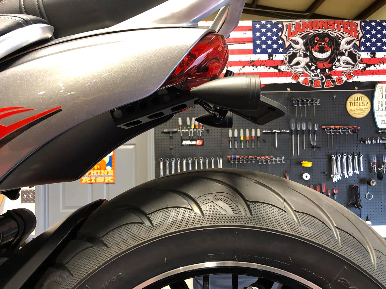 Triumph Rocket 3 License Plate Bracket / Tail Tidy 2020+ | LG-1202 | Lamonster Garage