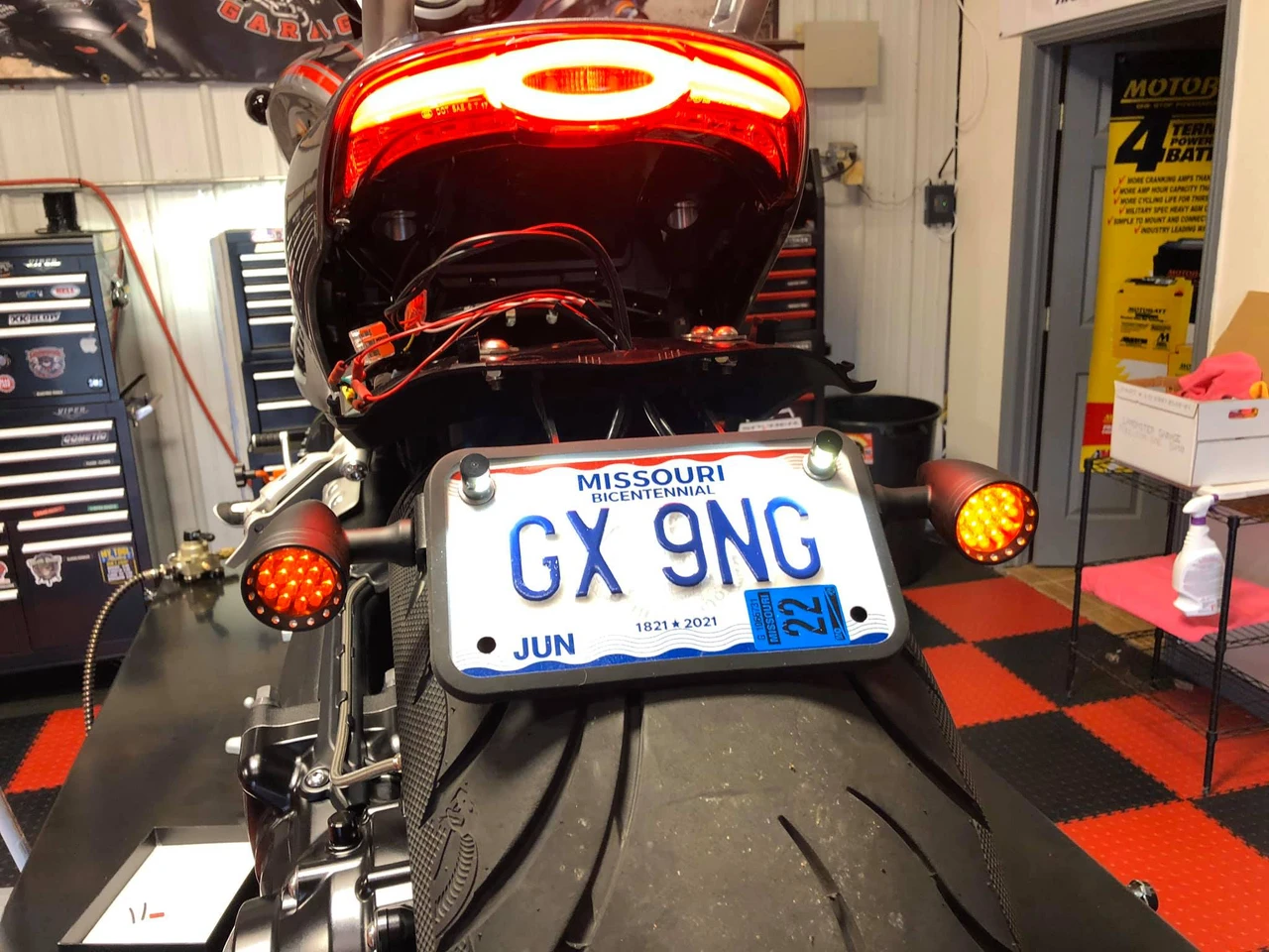 Triumph Rocket 3 License Plate Bracket / Tail Tidy 2020+ | LG-1202 | Lamonster Garage