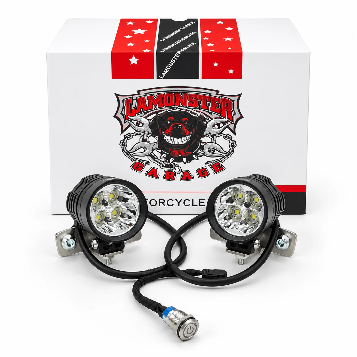 IPS LED Fog Light Kit for Can-Am Spyder F3 2015 - 2023 | LG-3050-01 | Lamonster Garage