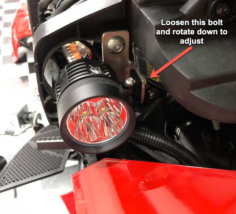 IPS LED Fog Light Kit for Can-Am Spyder F3 | LG-3050-01 | Lamonster Garage
(Adjust up and down)