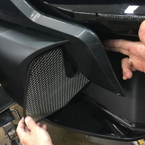 Spyderpops stainless steel KOTT Grilles for 2020+ Can-Am Spyder RT | SPY-412 | Lamonster Garage