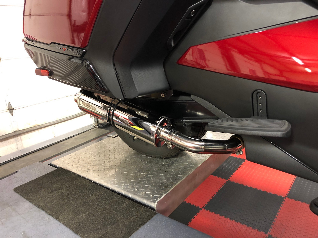 Lamonster® IPS™ Performance Exhaust Pipe / Can Am® Spyder RT 2020+ (Stainless) (LG-8018-300-SS) - Lamonster Garage®