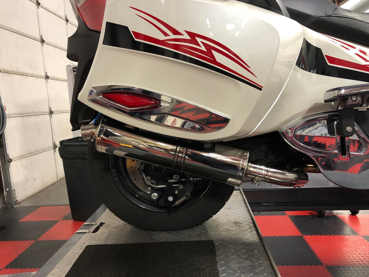 Lamonster IPS Stainless Slip-On Exhaust Pipe for Can-Am Spyder RT 2014–2019 | LG-8018-100-SS | Lamonster Garage