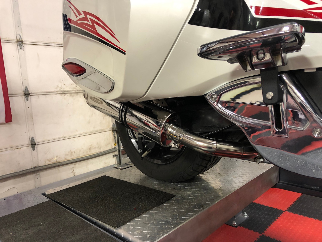 Lamonster IPS Stainless Slip-On Exhaust Pipe for Can-Am Spyder RT 2014–2019 | LG-8018-100-SS | Lamonster Garage