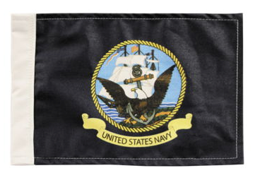 6x9 Motorcycle Flags for 3/8 in. Flag Poles | LGA-4050-NAVY | Lamonster Garage