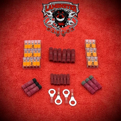 Electrical Connector Kit for Powersports Wiring | 28-Piece | LG-3040 | Lamonster Garage
28 Piece EZ Connect