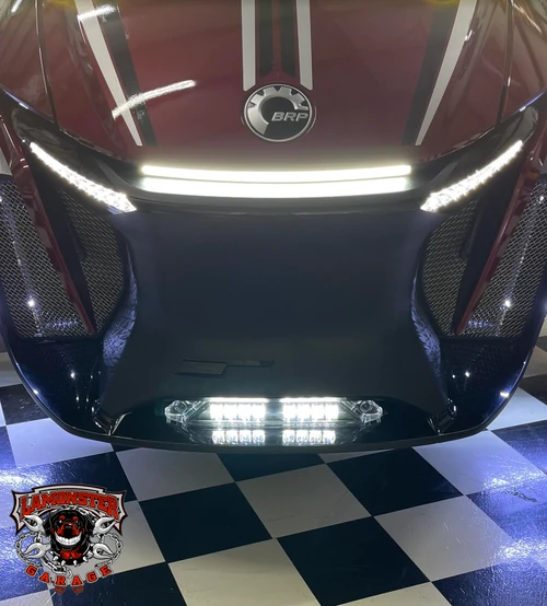 LED Low Brow Auxiliary Light for Can-Am Spyder RT (2020+) (LG-2501) | Lamonster Garage