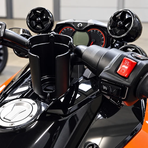 Lamonster Bar Clamp with RAM Level Cup for Can-Am Spyder F3 RT 2020+ and Canyon | LG-1023-132BU | Lamonster Garage
Does Not Fit Drag Bars