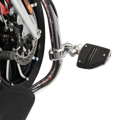 CIRO Hingeless Highway Peg Kit with Clevis & Twin Rail Footrests for 1-1/4" Engine Guards | 60503 | Lamonster Garage